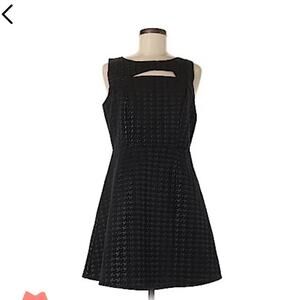 Romeo and Juliette Couture fit and flare little black dress, med